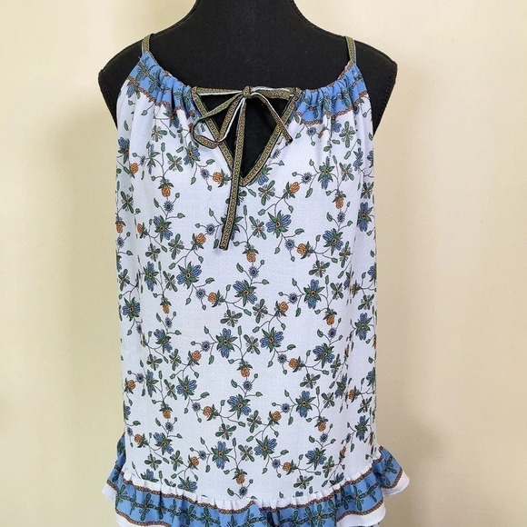 Max Studio Floral Tier Hem Sleeveless Dress - Picture 2 of 14